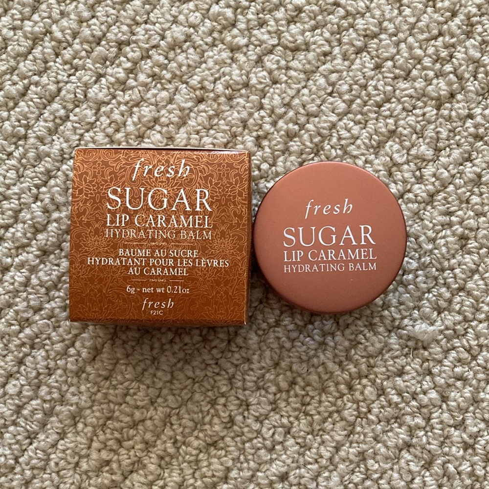 Fresh Cosmetics Sugar Lip Caramel Hydrating Balm Full Size 0.21 oz Lip Treatment